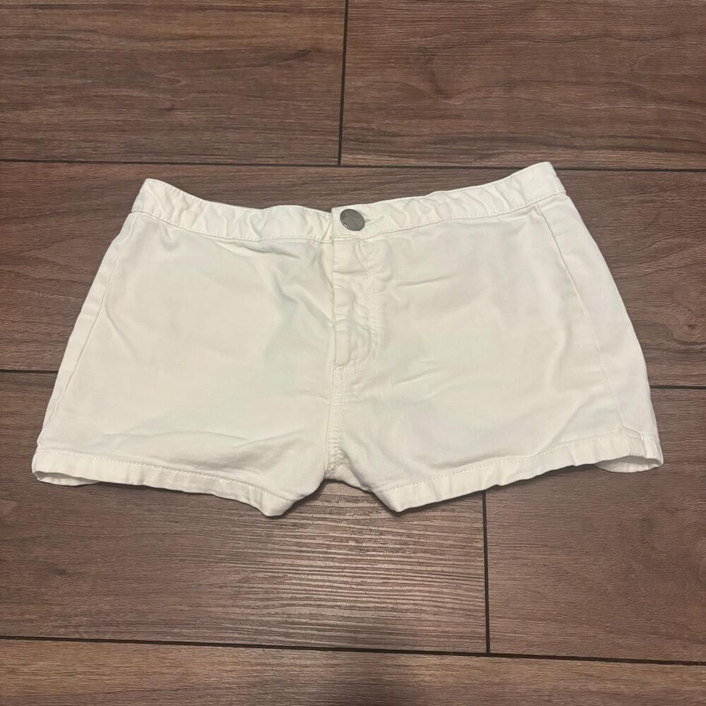 Topshop Women's White Shorts
